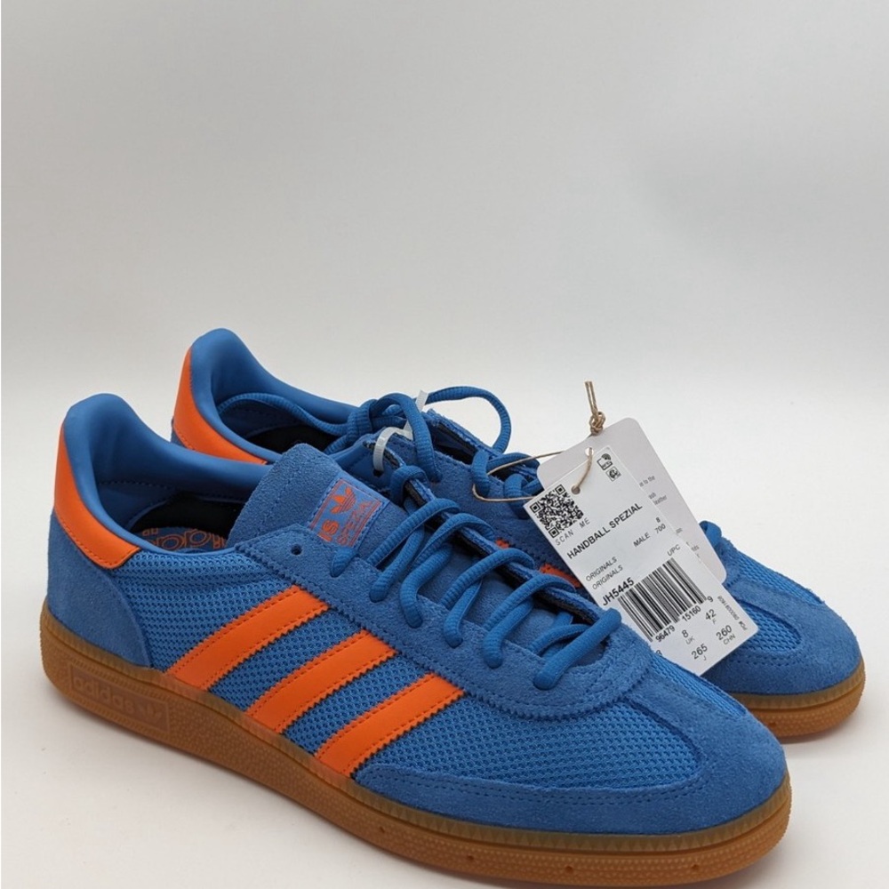 Adidas Originals Handball Spezial Focus Blue Orange JH5445 Mens size 9
